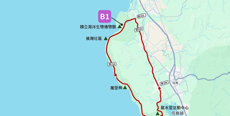 退件示範:純地圖